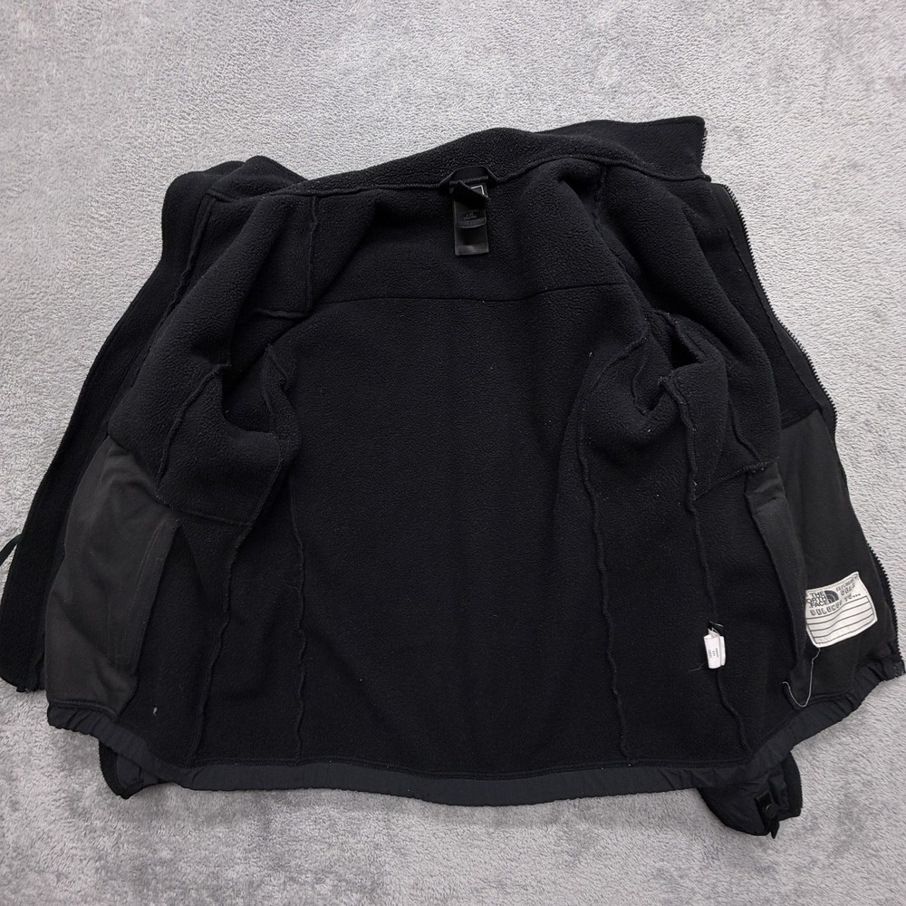 The North Face Jacket Youth Large Black Fleece Zip Pockets Casual Hiking‎ Logo - Picture 2 of 9